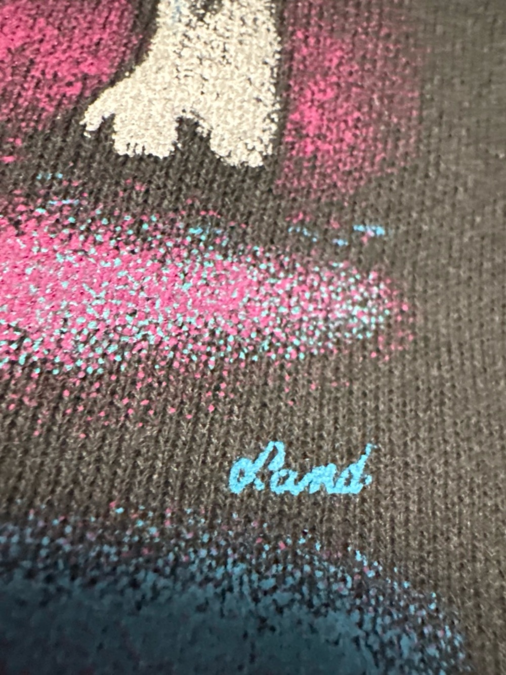 Vintage raglan crewneck sweatshirt - Picture 3 of 5
